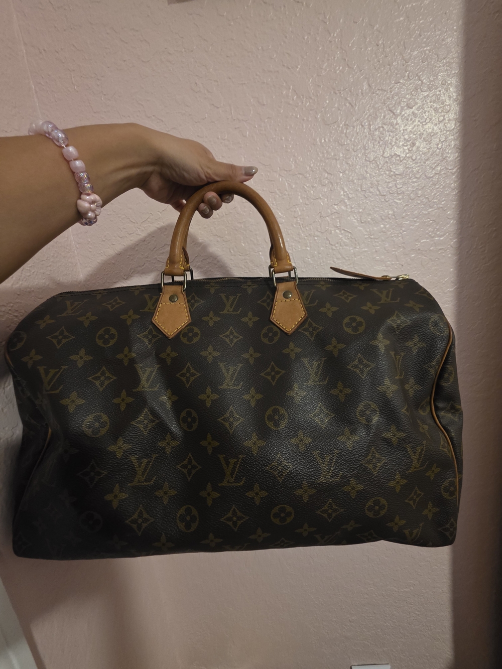 Louis Vuitton Monogram Speedy 40 Brown Monogram Handbag